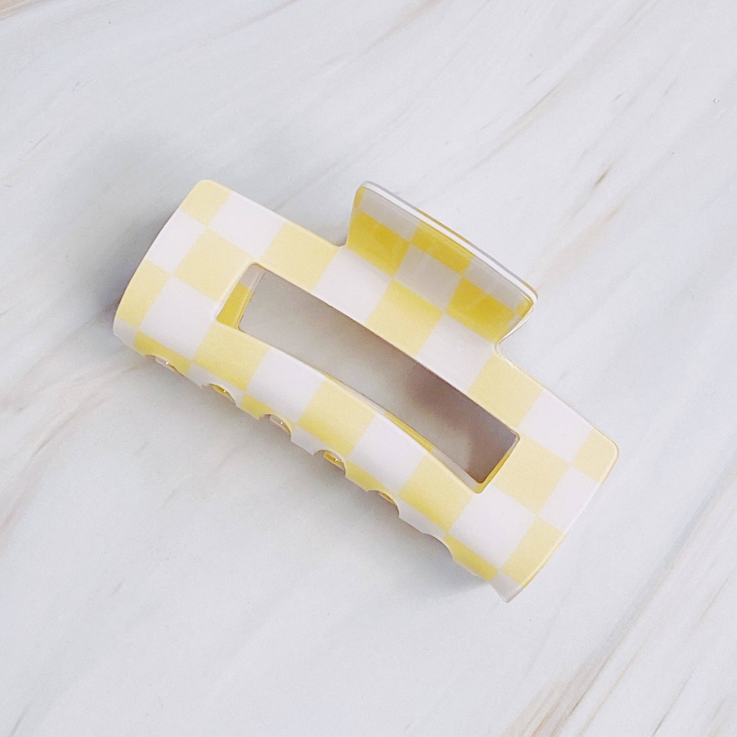 Checkerd Hair Clip