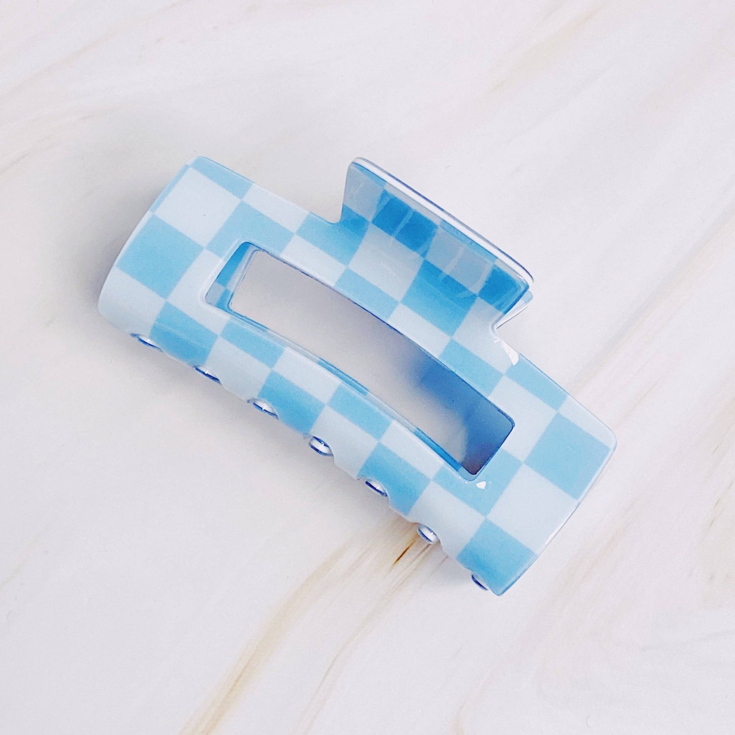 Checkerd Hair Clip