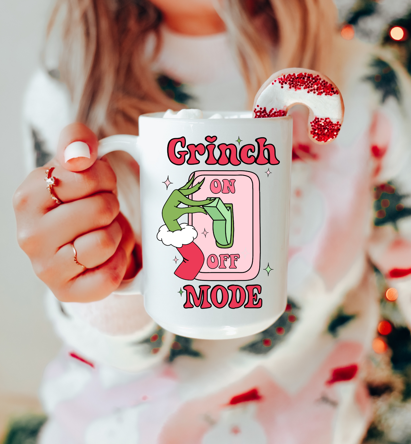 Grinch Mode On Mug