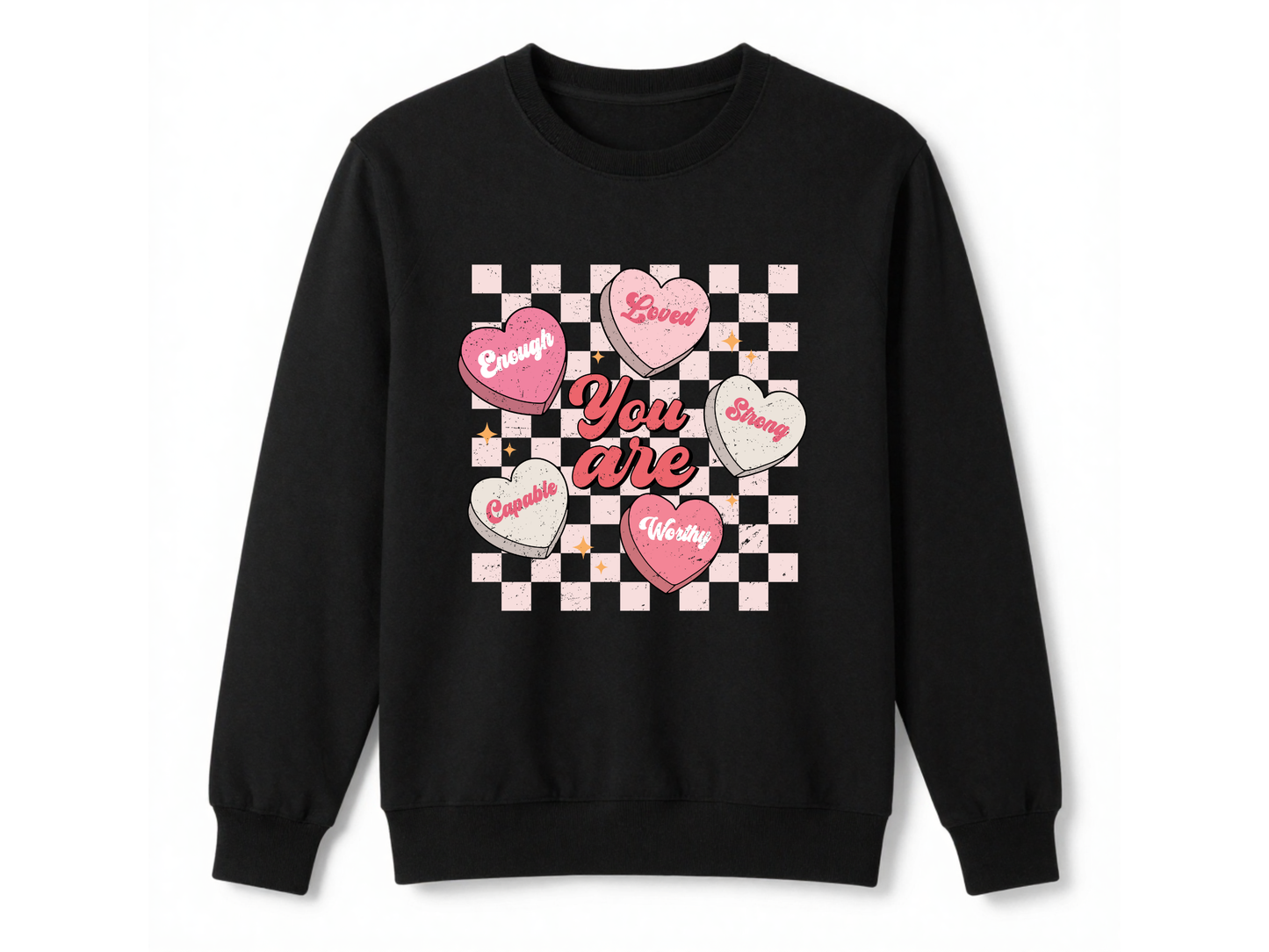 Positive Affirmations Youth Crewneck