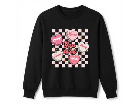 Positive Affirmations Youth Crewneck