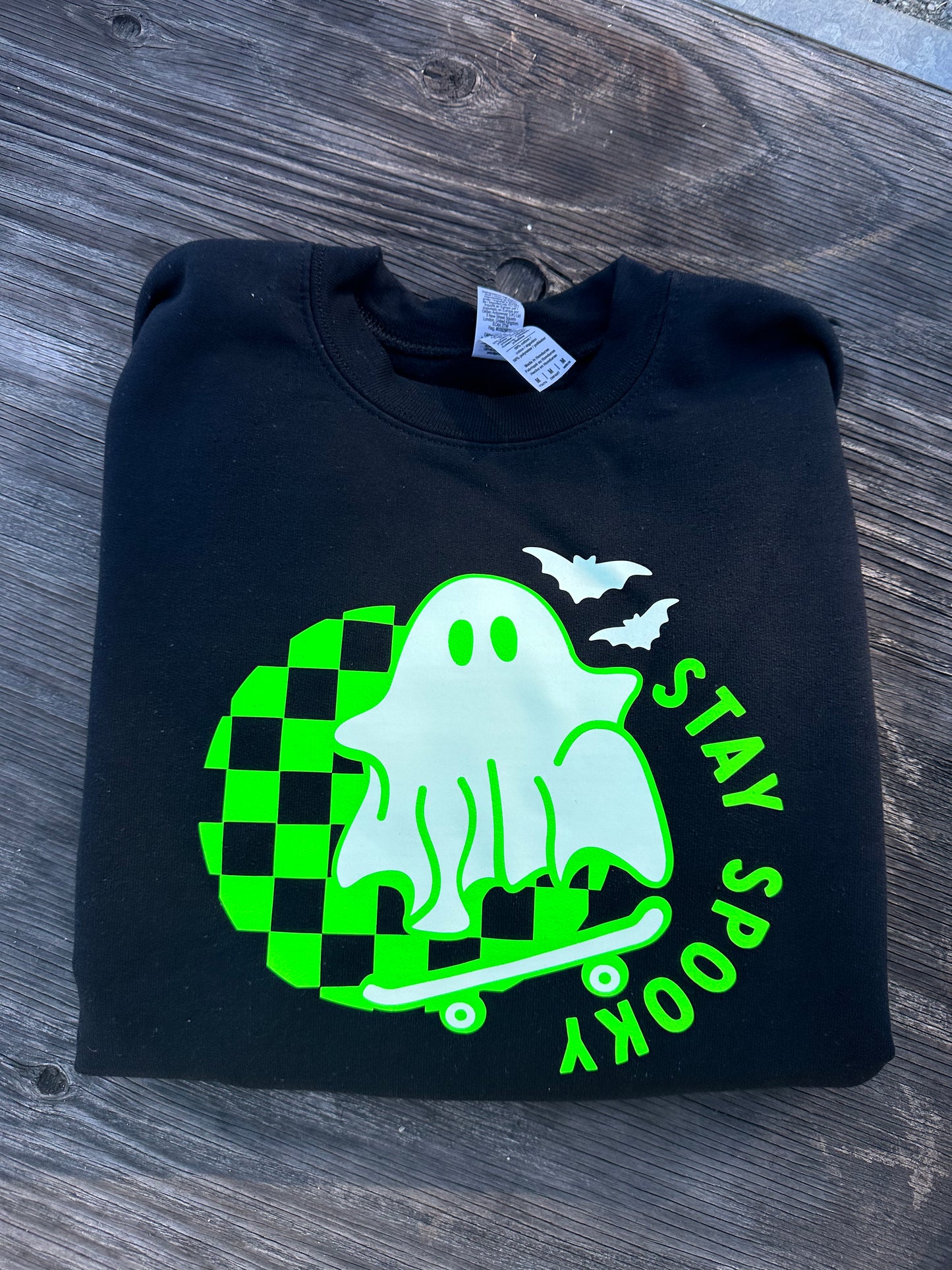 Glow In The Dark Stay Spooky Youth Crewneck