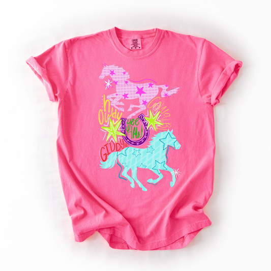 Giddy Up Cowgirl Youth Tee
