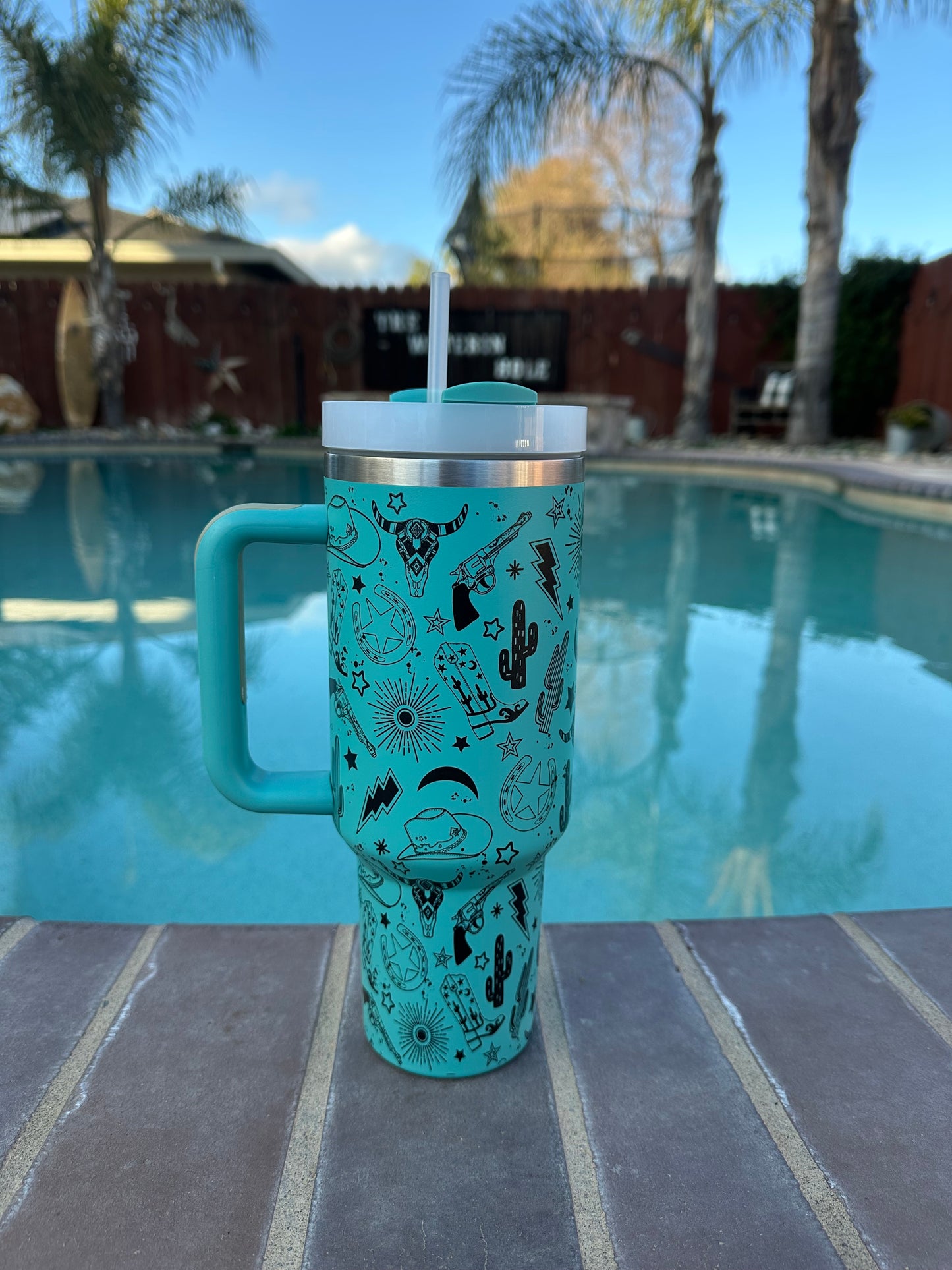 Punchy Western Tumbler