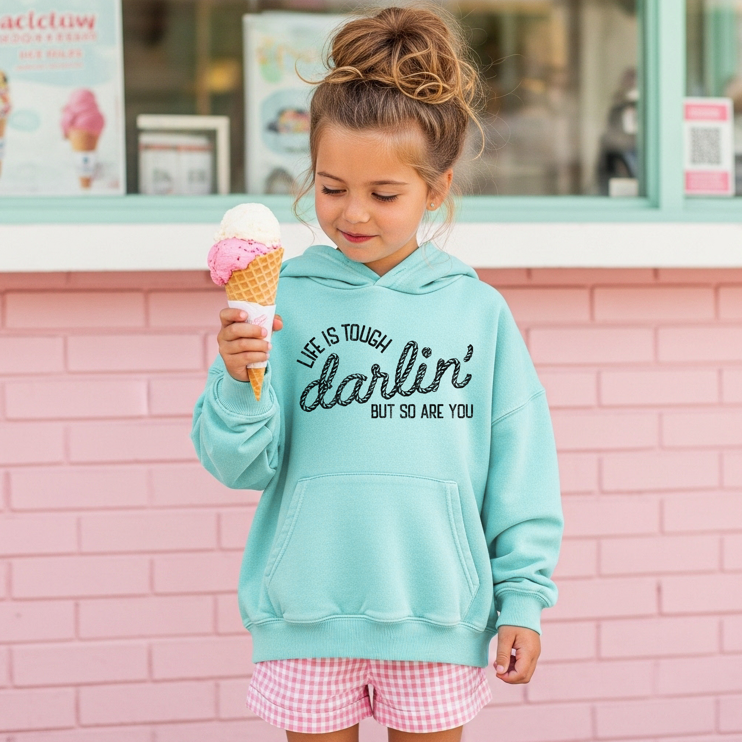 Life Is Tough Darlin' Youth Hoodie