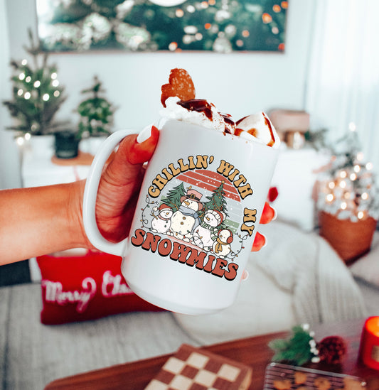 Chillin' Snowmies Mug