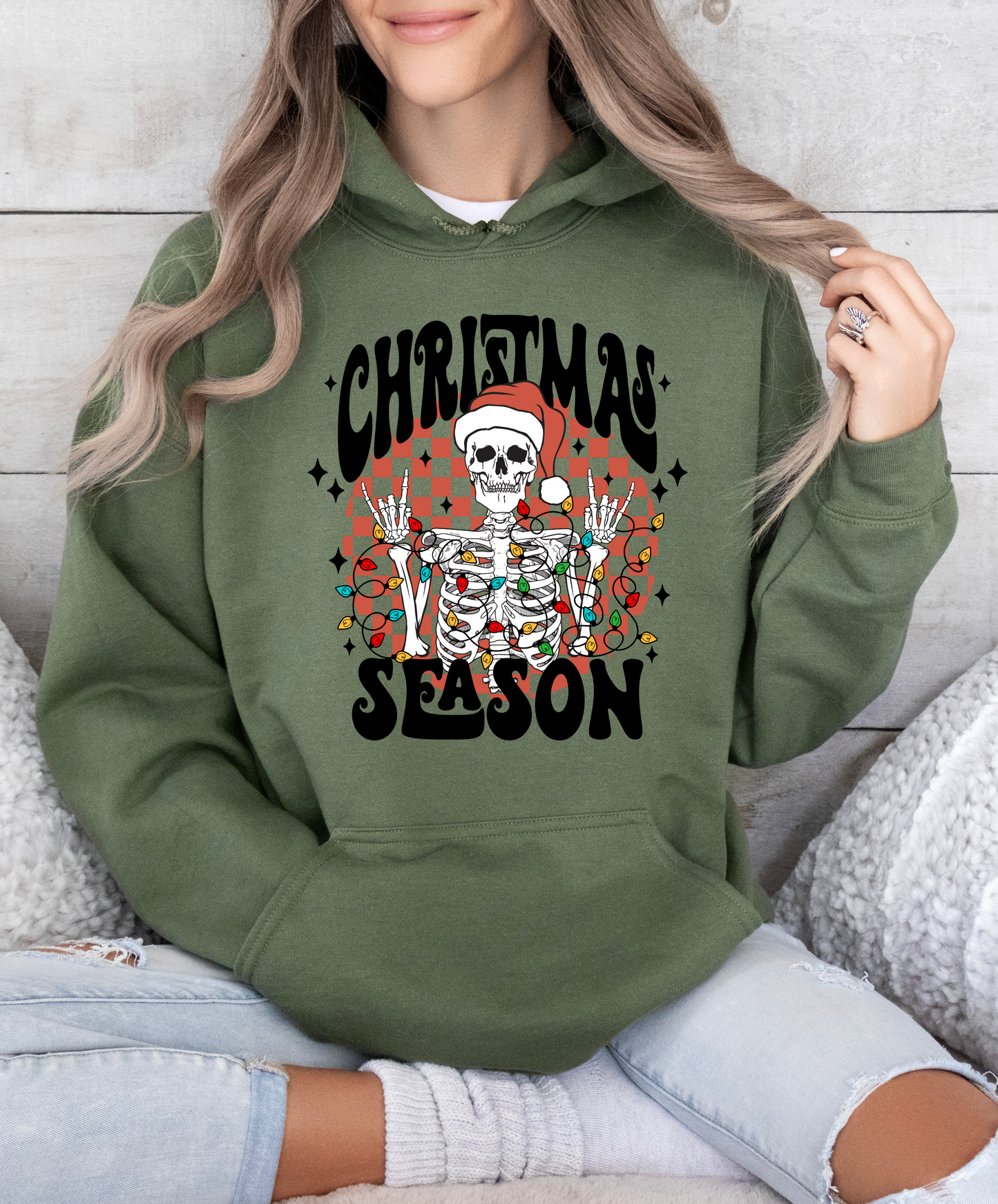 Jingle Bones Rock Hoodie