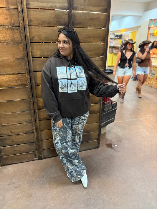 High Rise Camo Jeanz