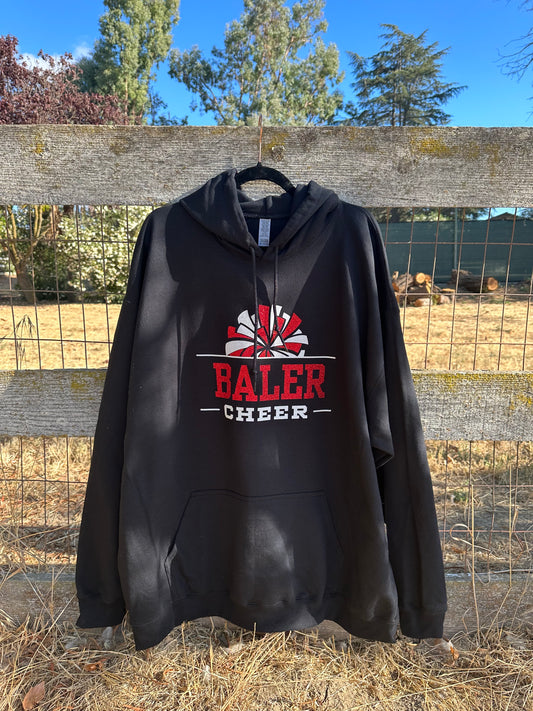 Baler Cheer Glitter Hoodie