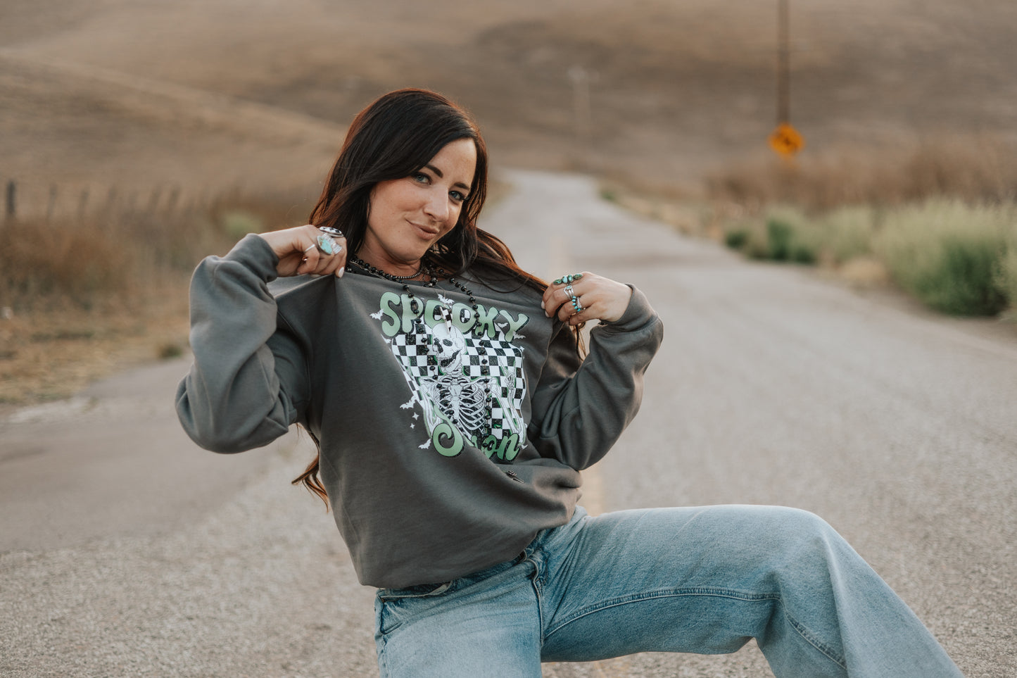 Spooky Skellie Crewneck