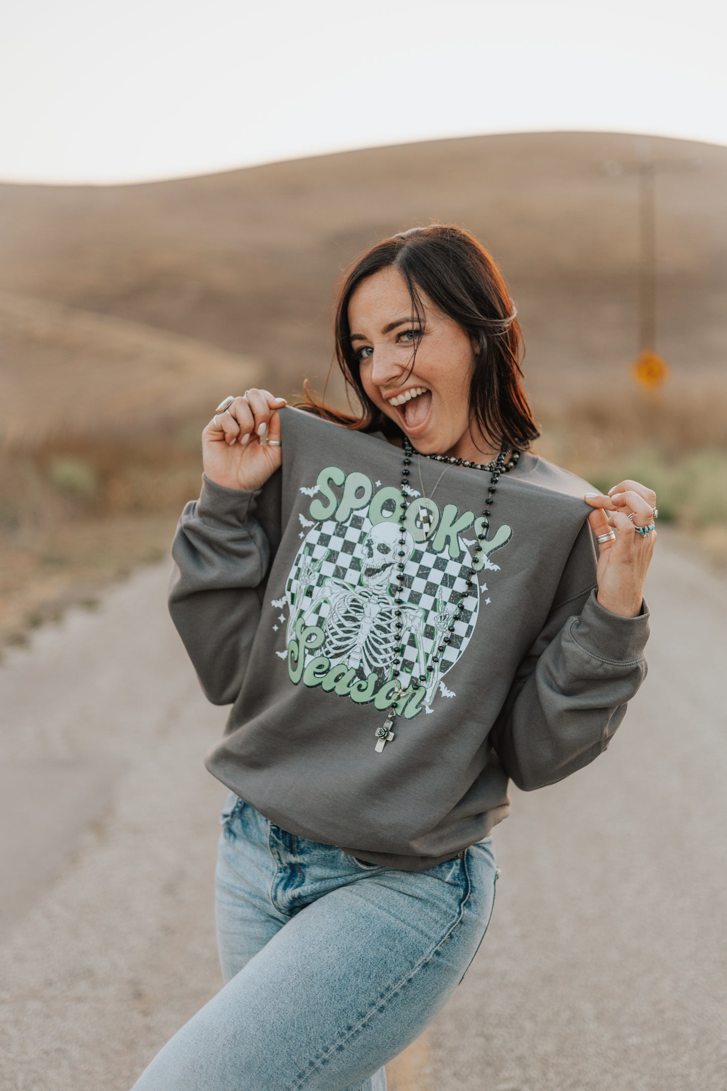 Spooky Skellie Crewneck