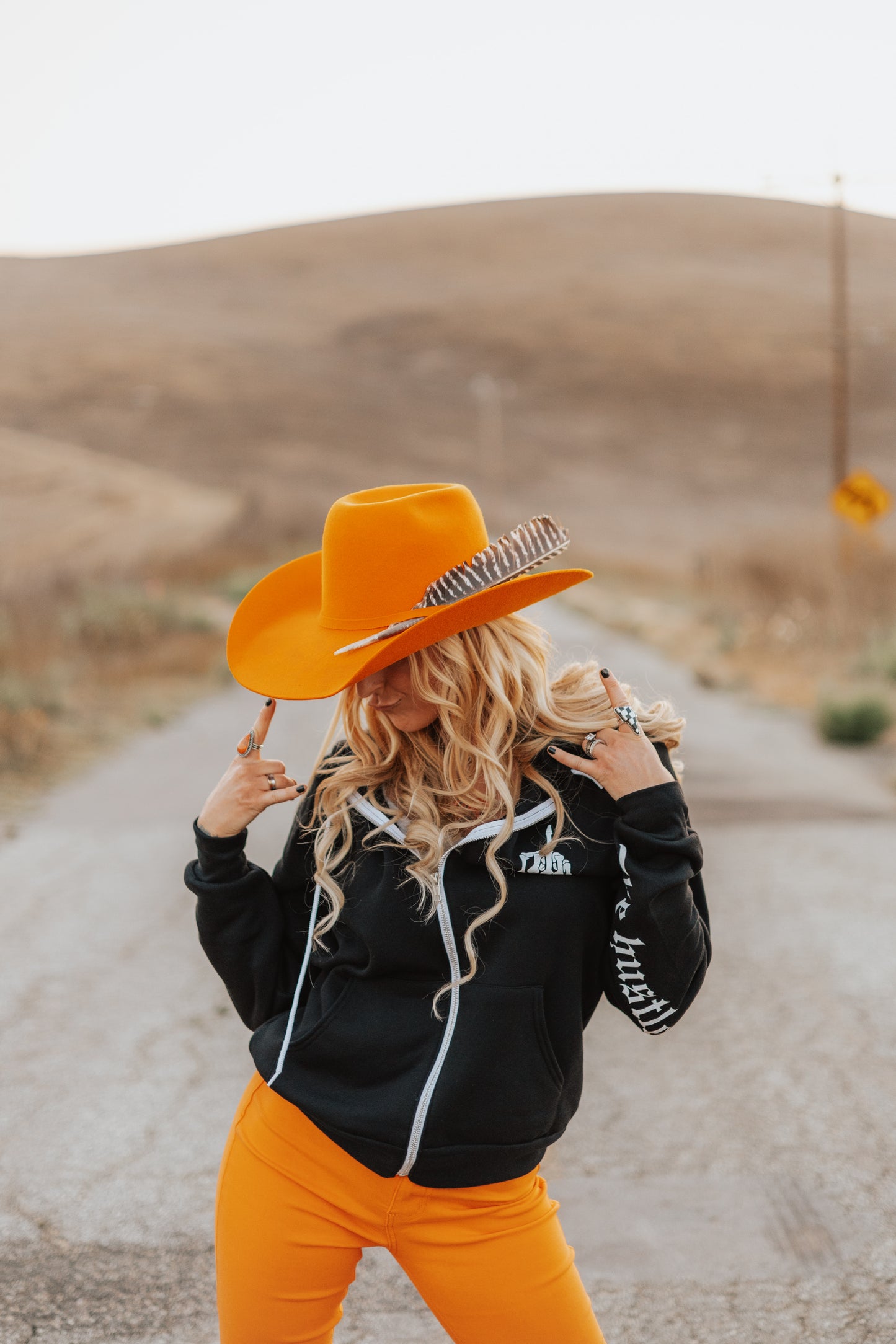 Middle Finger Skeleton Zip Up Hoodie