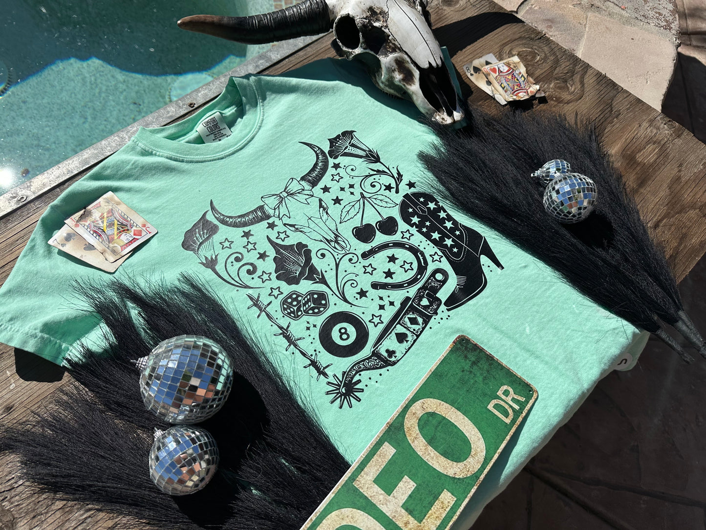 Western Collage Tee