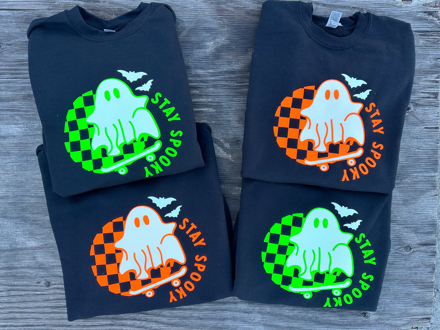 Glow In The Dark Stay Spooky Youth Crewneck