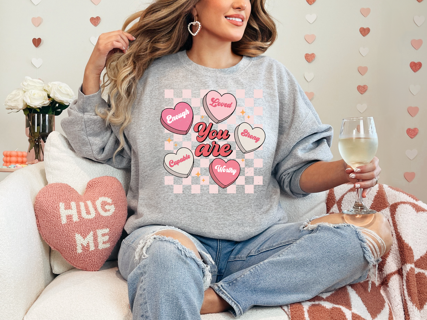 Positive Affirmations Crewneck
