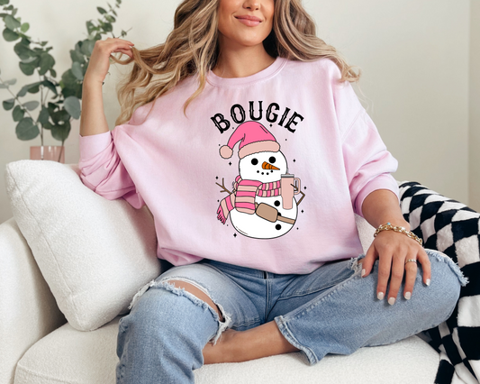 Bougie Snowman Crewneck