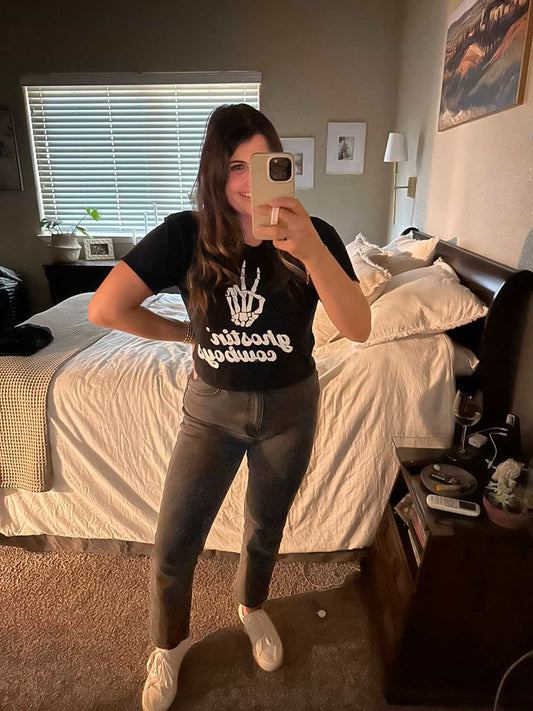 Ghostin' Cowboys Crop Top