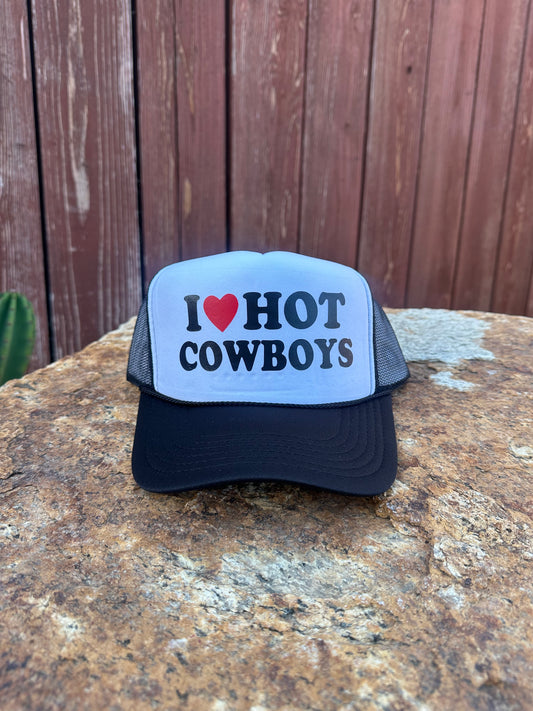 I Love Hot Cowboys Snapback