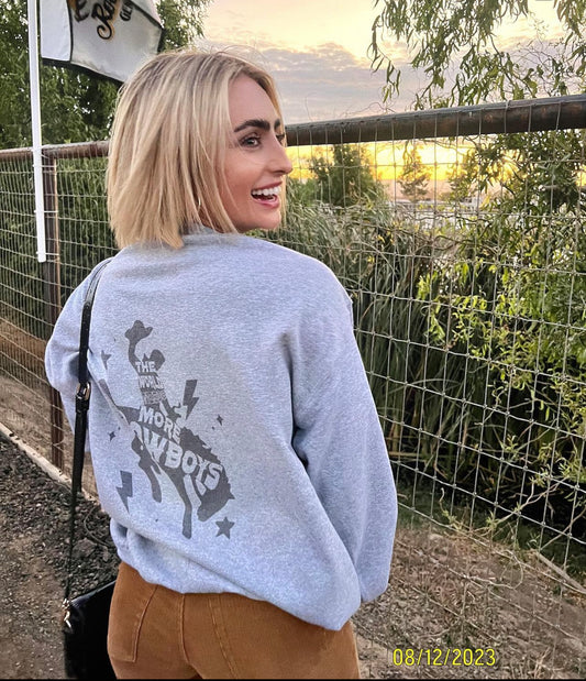 The World Needs More Cowboys Crewneck