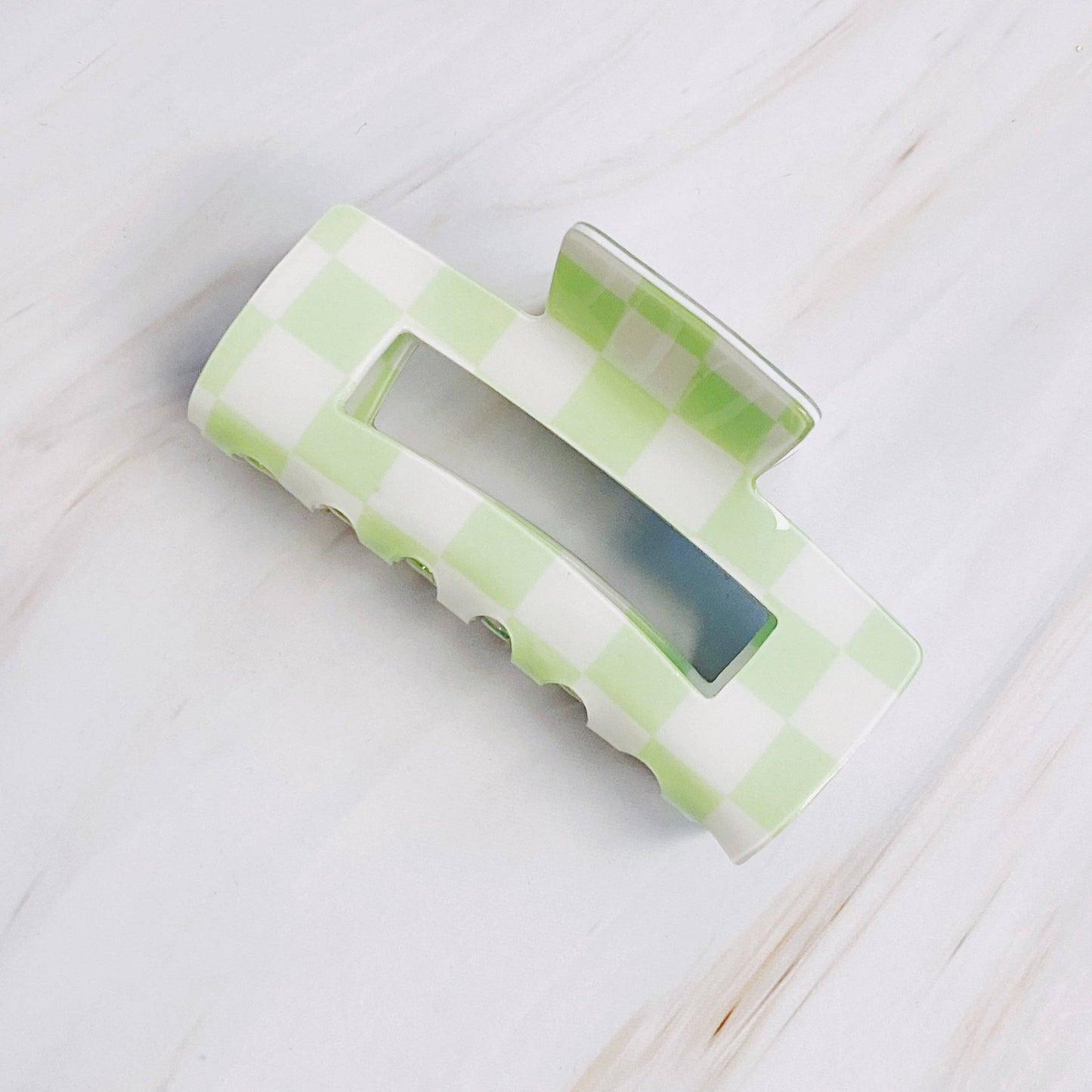 Checkerd Hair Clip