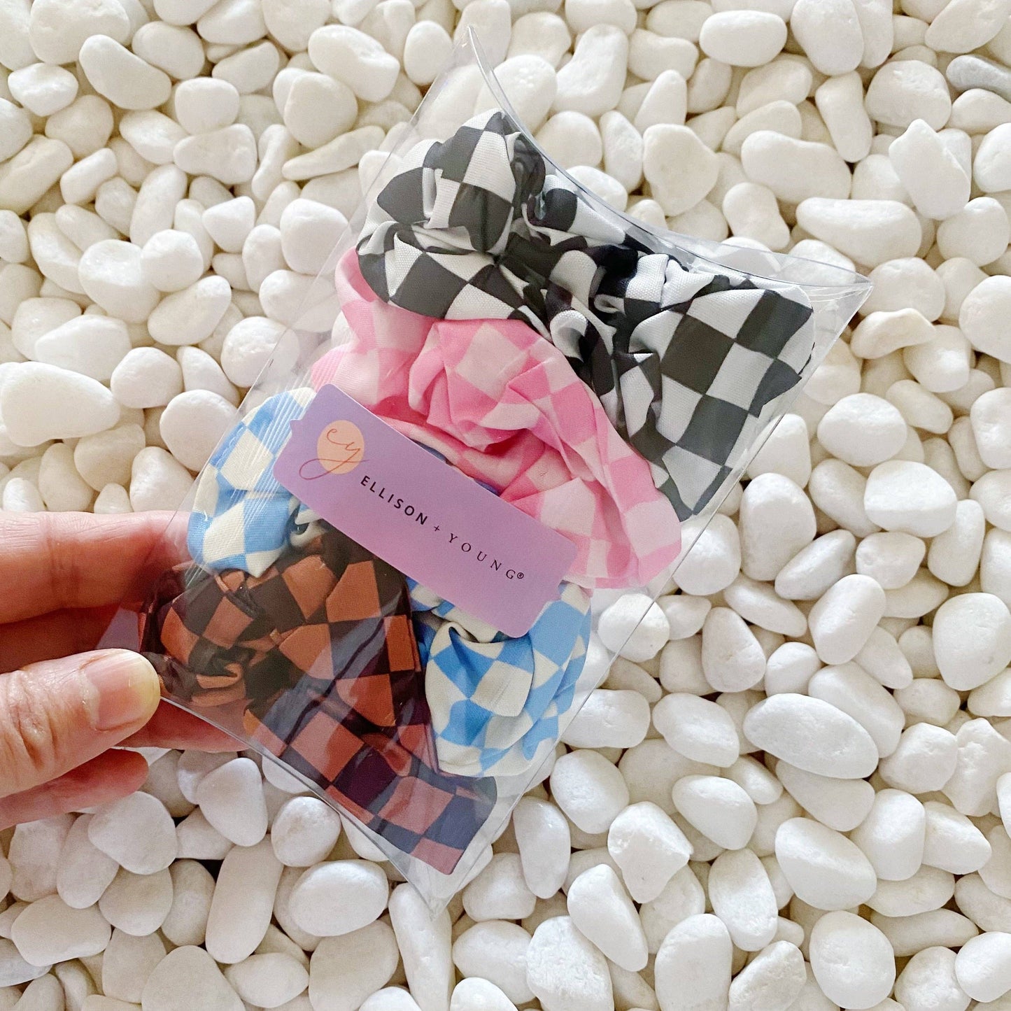 Checkered Scrunchy