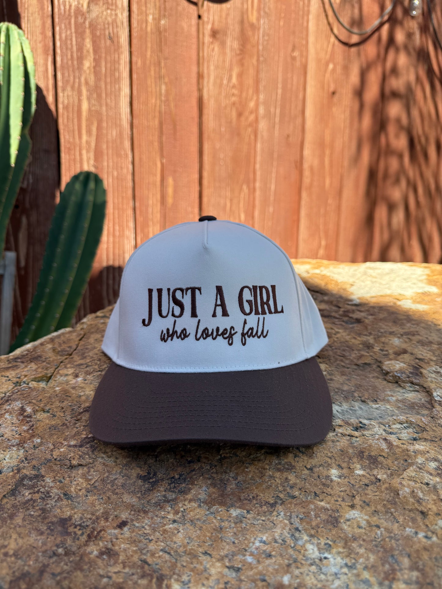 Girl Who Loves Fall Snapback