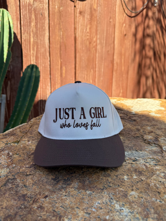 Girl Who Loves Fall Snapback