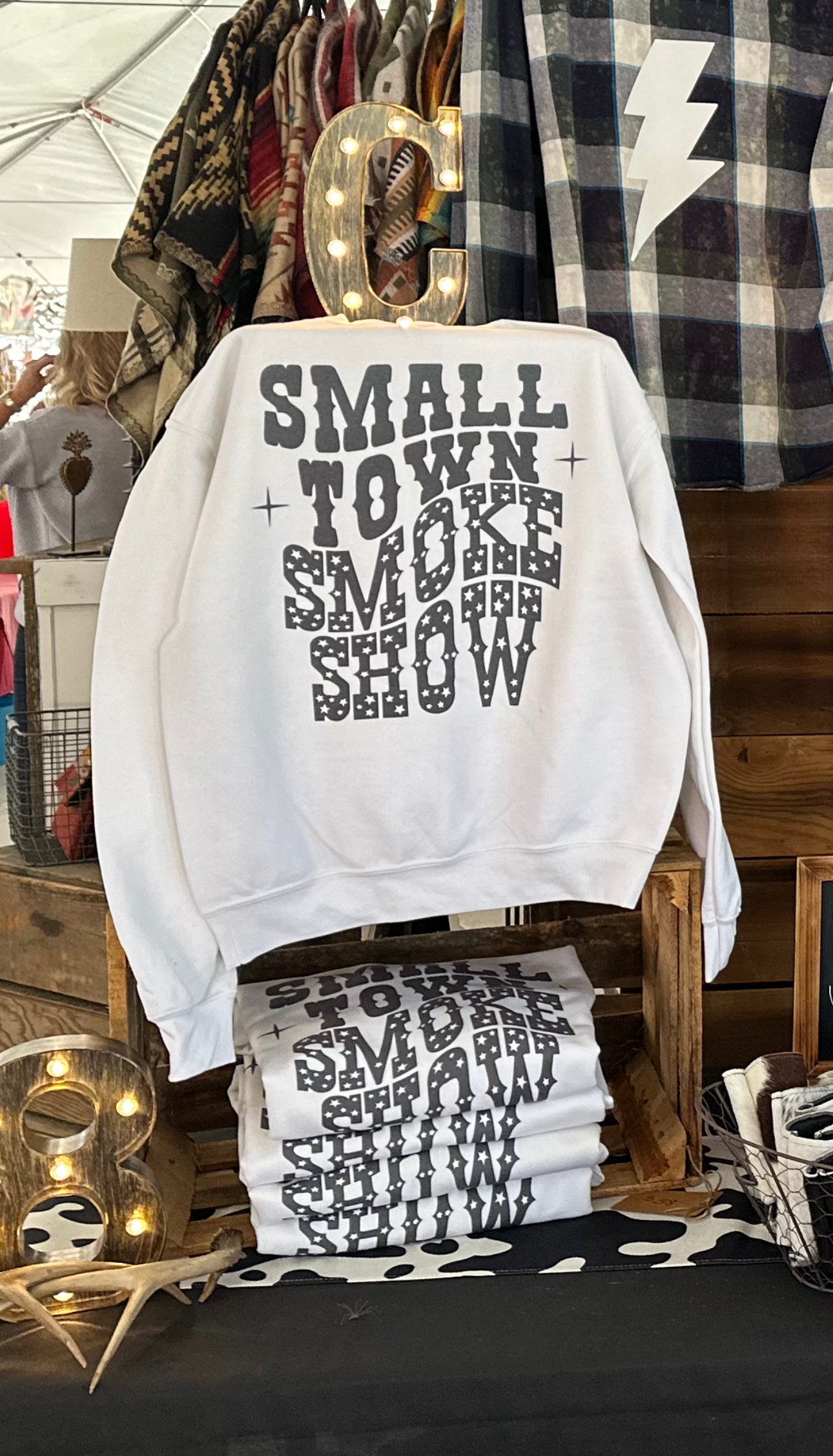 Small Town Smoke Show Crewneck