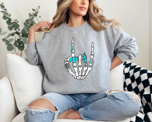 Concho Ring Crewneck