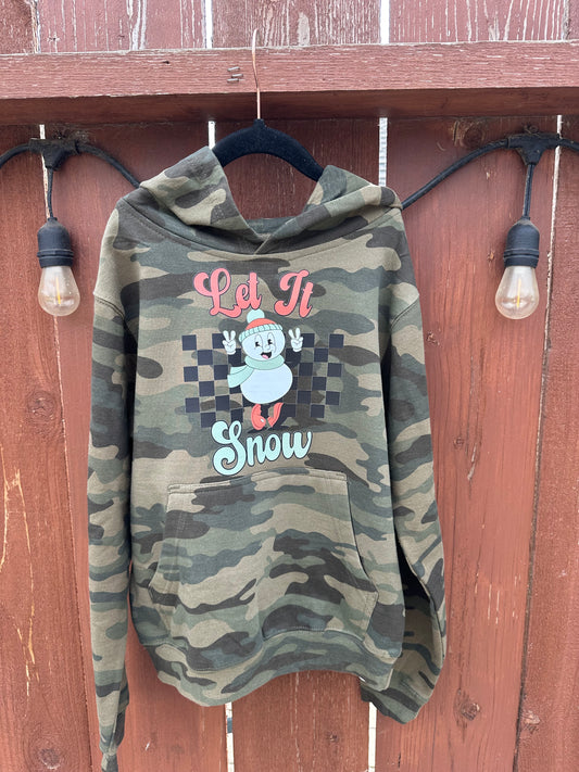 Let It Snow Youth Hoodie