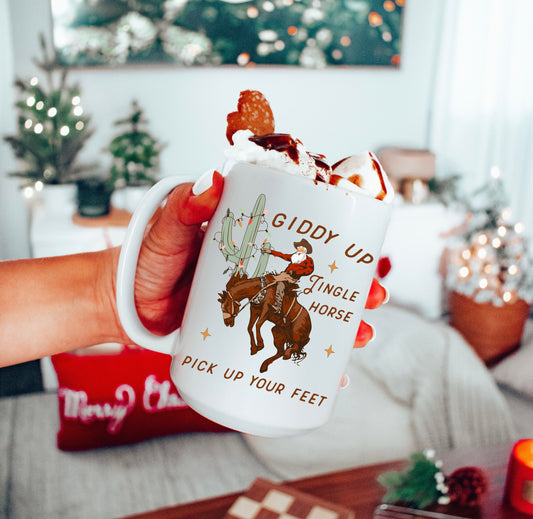 Giddy Up Saddle Bronc Mug