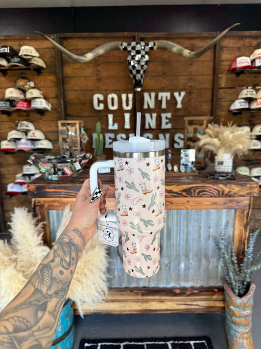 Head Over Boots Tumbler