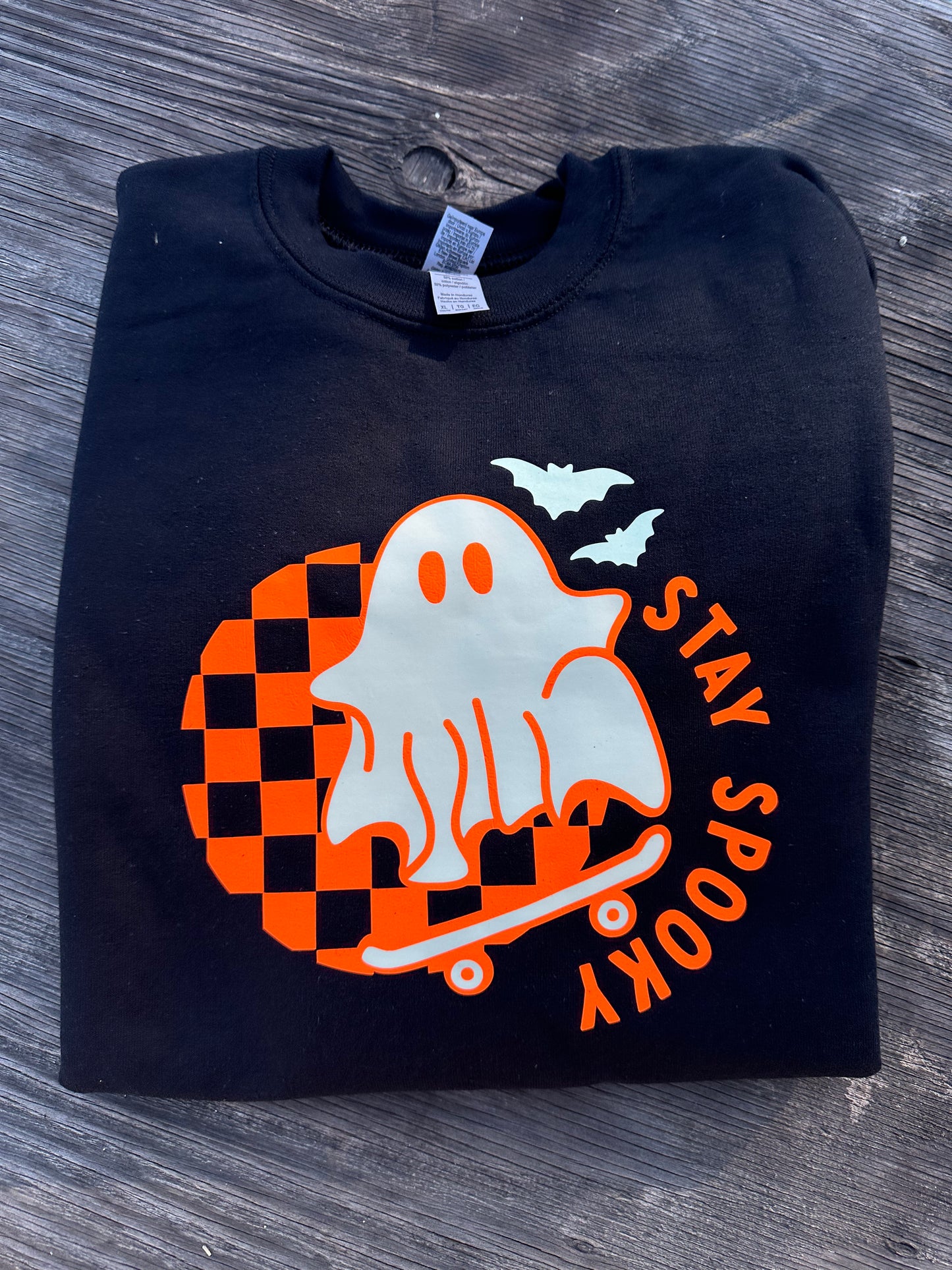 Glow In The Dark Stay Spooky Youth Crewneck