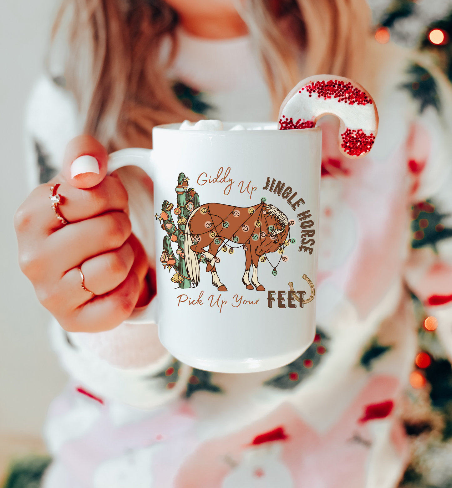 Giddy Up Jingle Horse Mug
