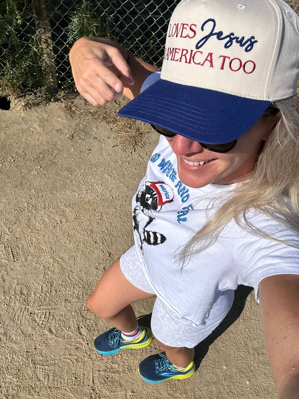 Loves Jesus & America Too Snapback