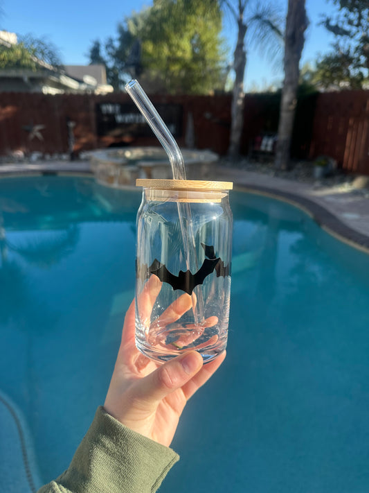 Flyin' Bats Glass Cup
