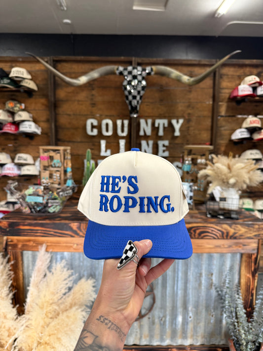He's Roping Snapback