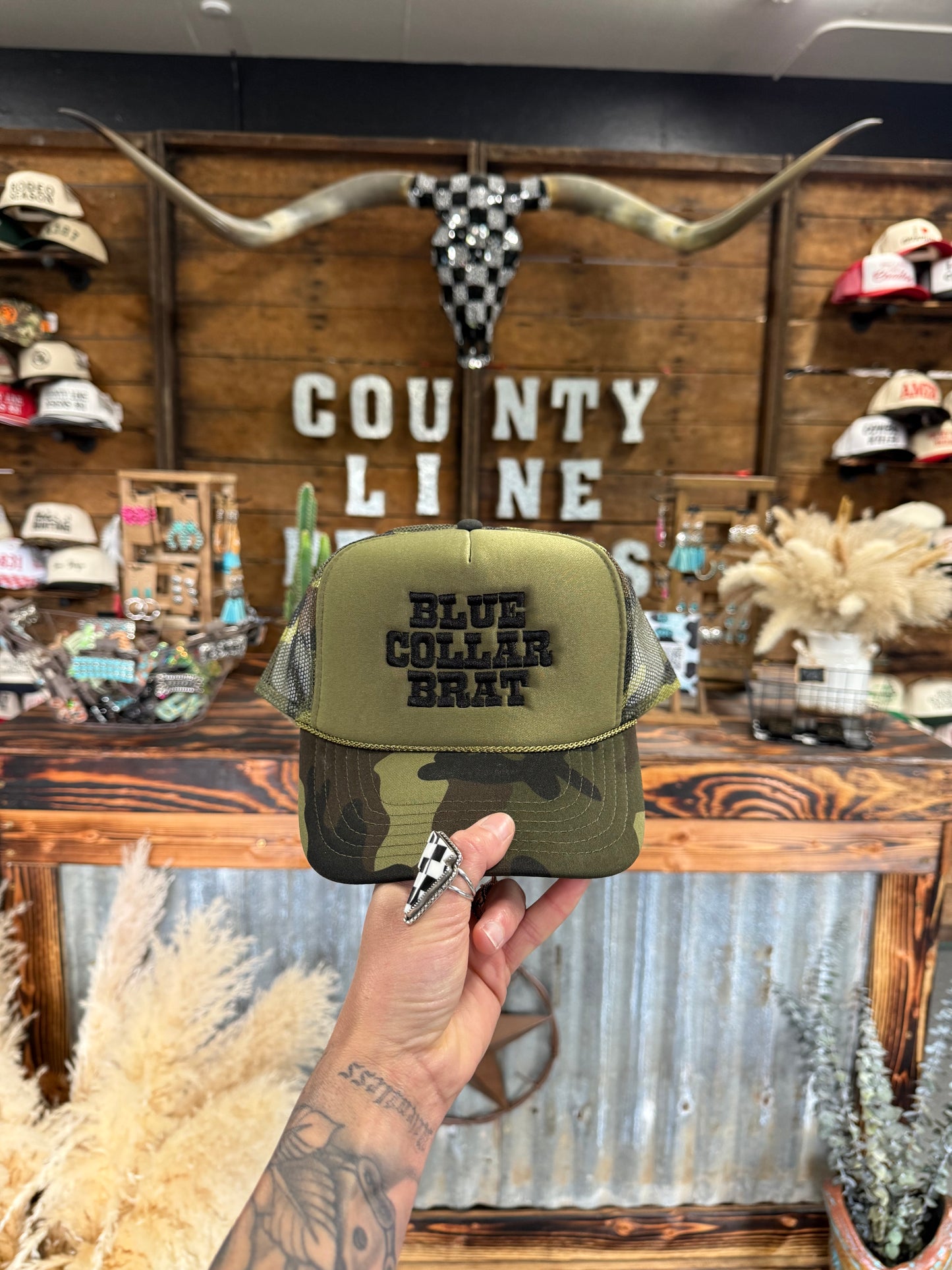 Blue Collar Brat Snapback