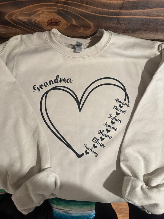 Custom Grandma Sweatshirt