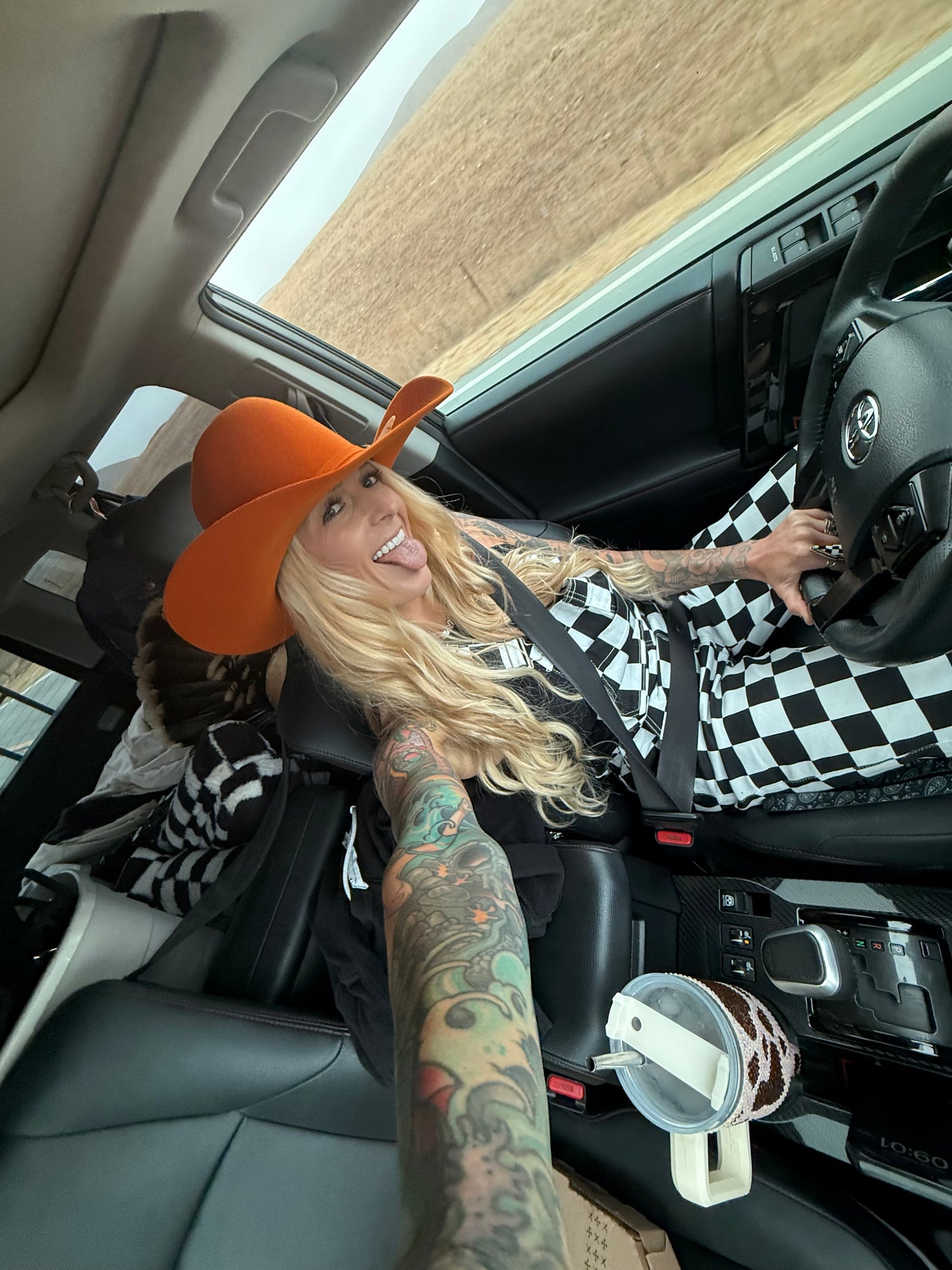 Checkered Overalls