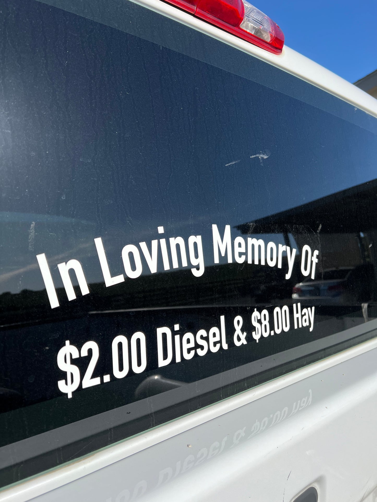 In Loving Memory Decal