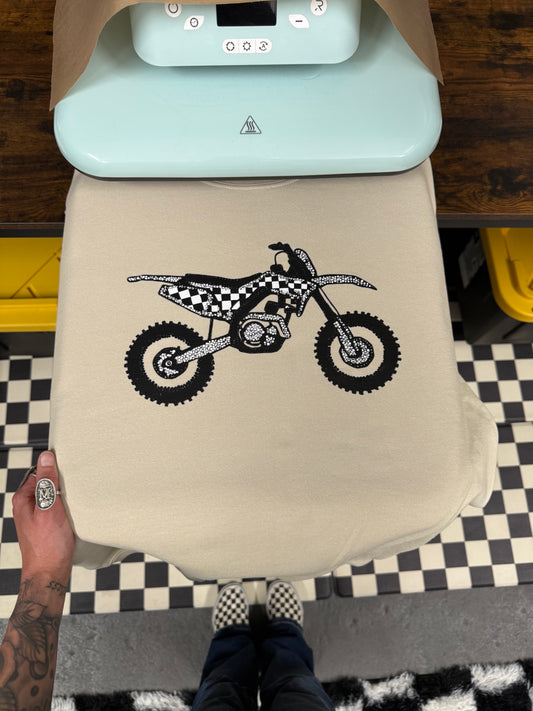 Checkered Shredder Crewneck