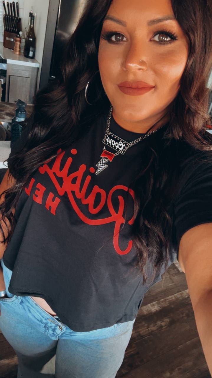 Raisin' Hell Crop Top