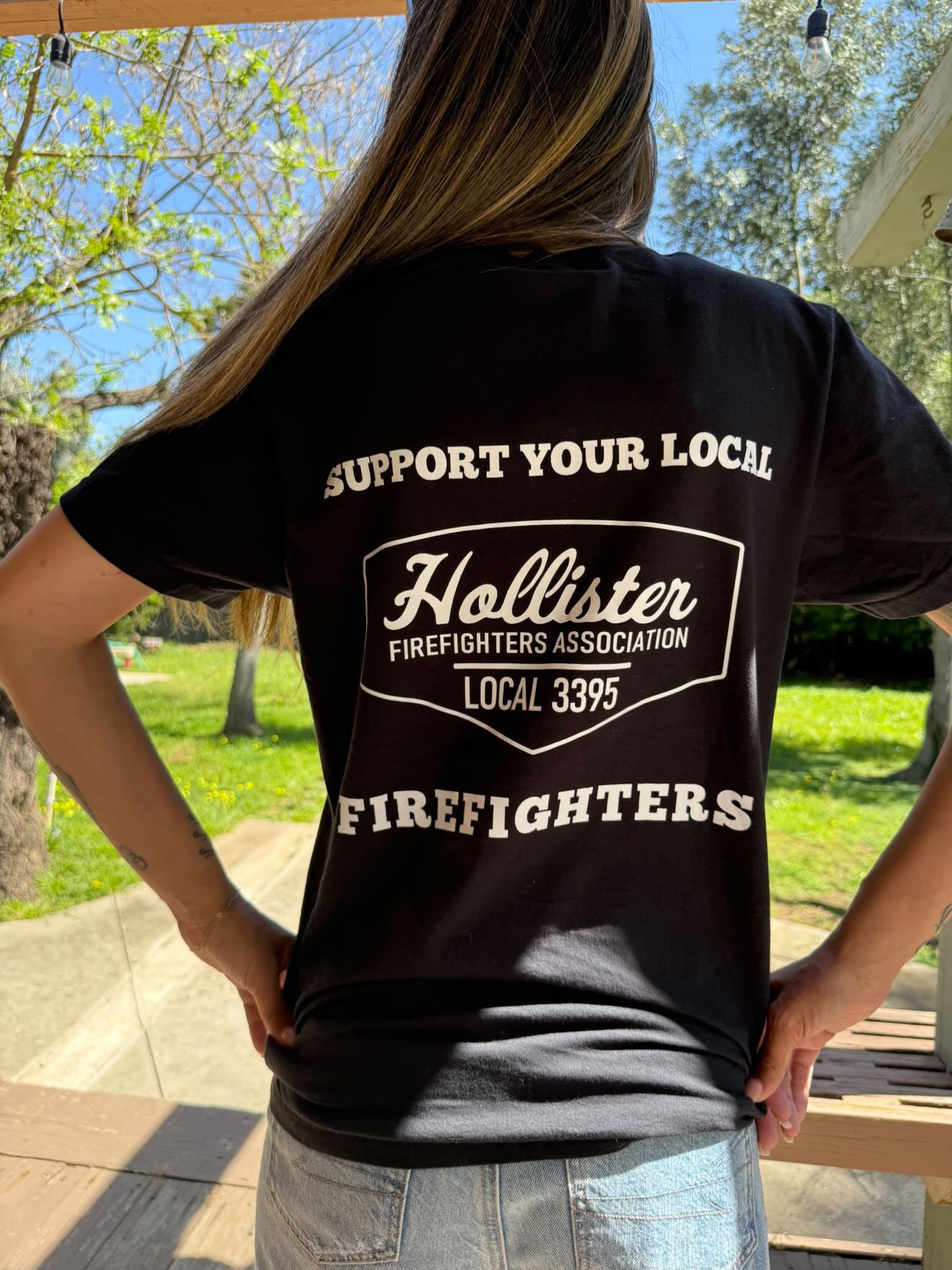 Support Your Local Firefighters Tee