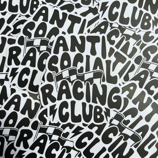 Anti Social Racing Club Sticker