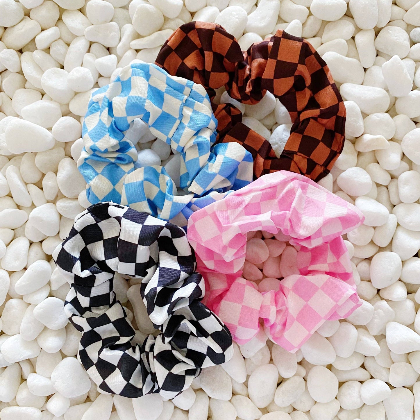 Checkered Scrunchy