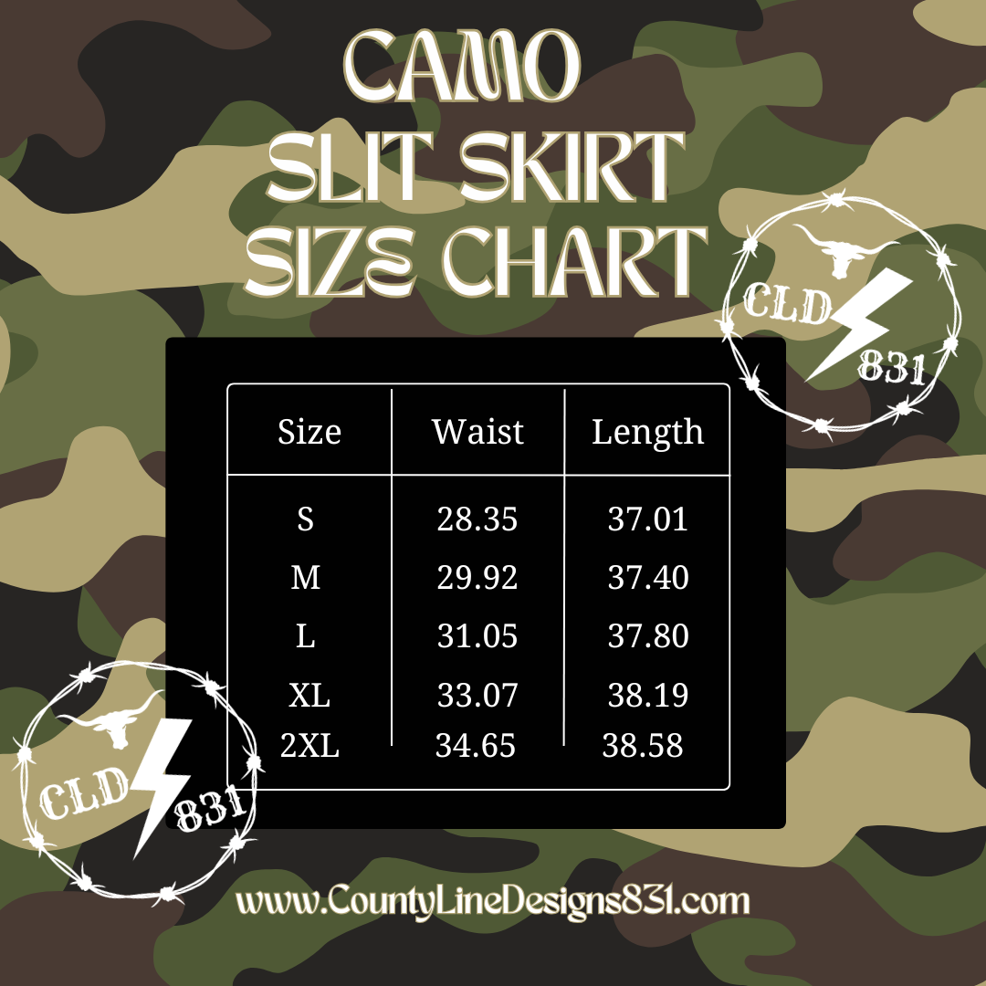 Camo Cargo Skirt