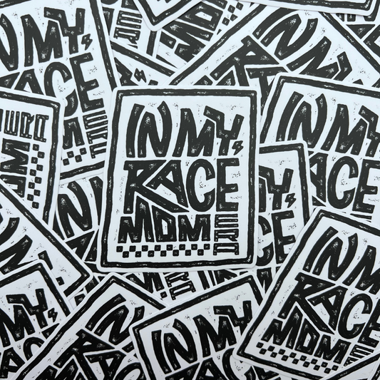 Race Mom Era Sticker
