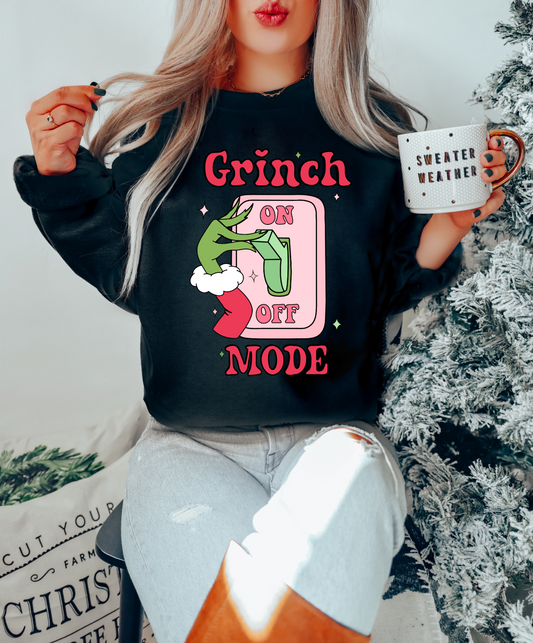 Grinch Mode Crewneck