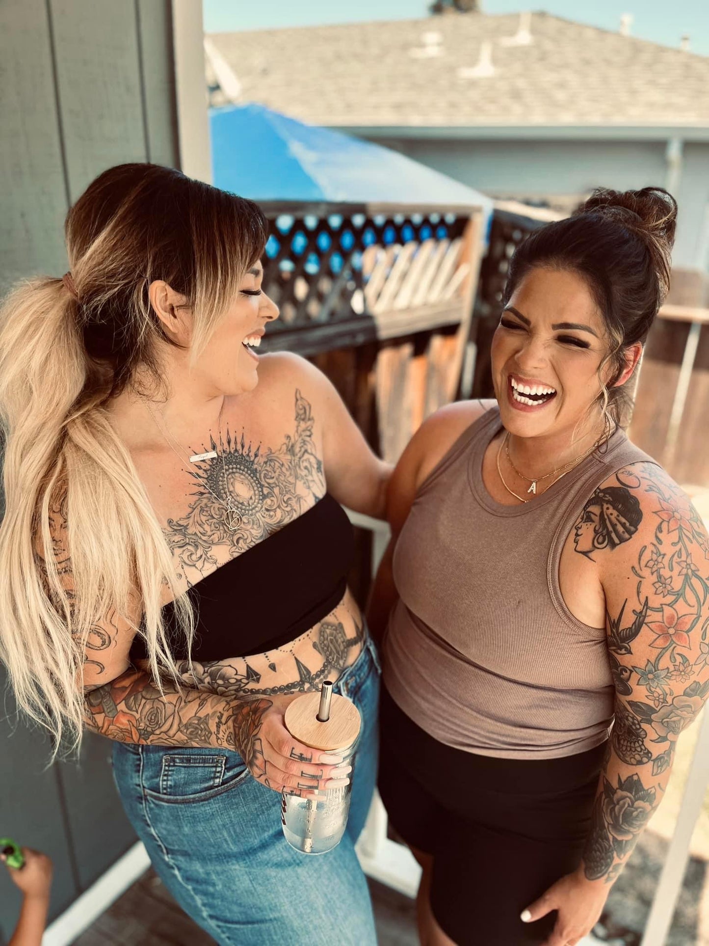 Punk Rock Mama Glass Tumbler